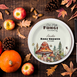 kleiner Pilzpilz-Wald Pappteller