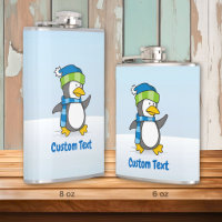 Kleiner Pinguin, der auf einer Schneefassette spaz