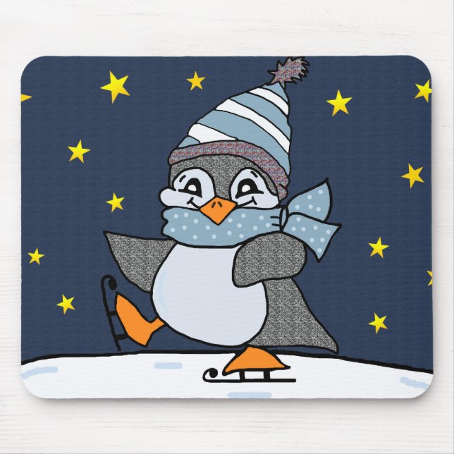 Kleiner Pinguin Mousepad (Vorne)
