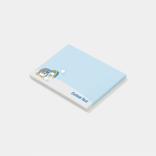 Kleiner Pinguin Schneeball - Nachhinweise Post-it Klebezettel