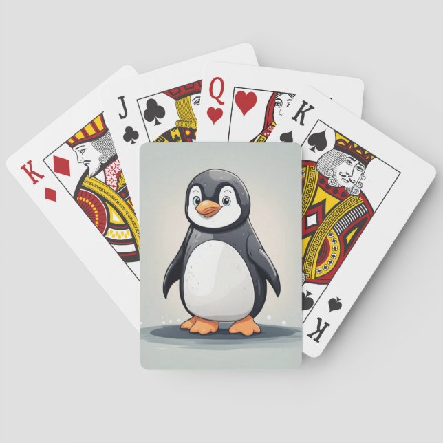 Kleiner Pinguin Spielkarten (Rückseite)