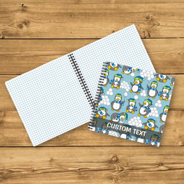 Kleiner Pinguinhintergrund Notizbuch (Von Creator hochgeladen)