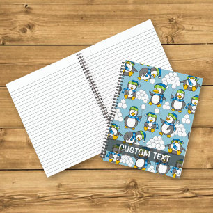 Kleiner Pinguinhintergrund Notizbuch