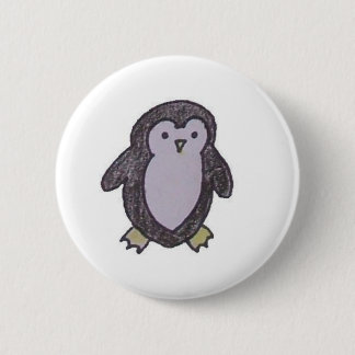 Kleiner Pinguinknopf Button