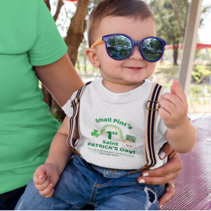 Kleiner Pint's 1. St. Patrick's Day Spaß Baby T-shirt