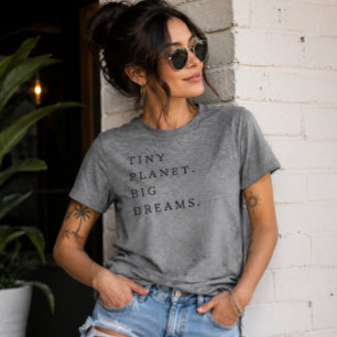 'Kleiner Planet. Große Träume.' Wissenschaftler Un Tri-Blend Shirt