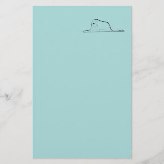 Kleiner Prinz, der Briefpapier zeichnet