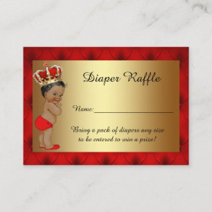 Kleiner Prinz Diaper Raffle Tickets für Tijuana Begleitkarte