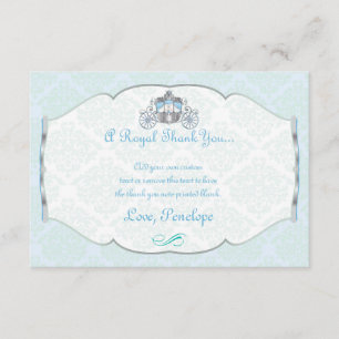 Kleiner Prinz, viktorianische Art danken Ihnen Dankeskarte