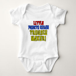 Kleiner puerto-ricanischer Trouble Maker Baby Strampler