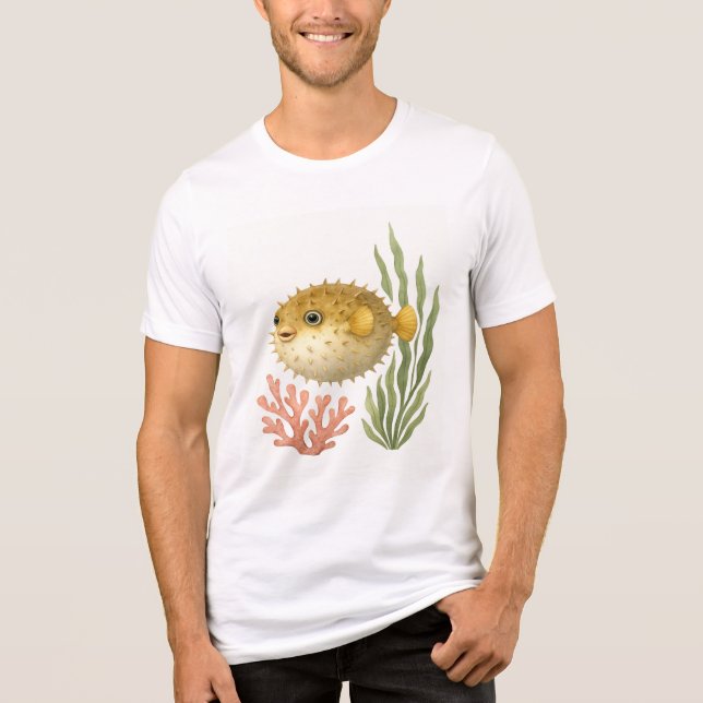 Kleiner Puff der Persönlichkeit Tri-Blend Shirt (Vorderseite)