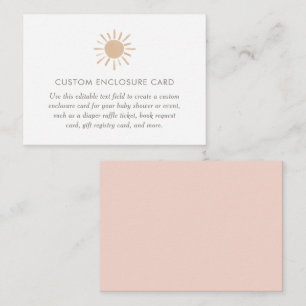 Kleiner Ray der Sonnenscheinin-Mädchen-Dusche Begleitkarte