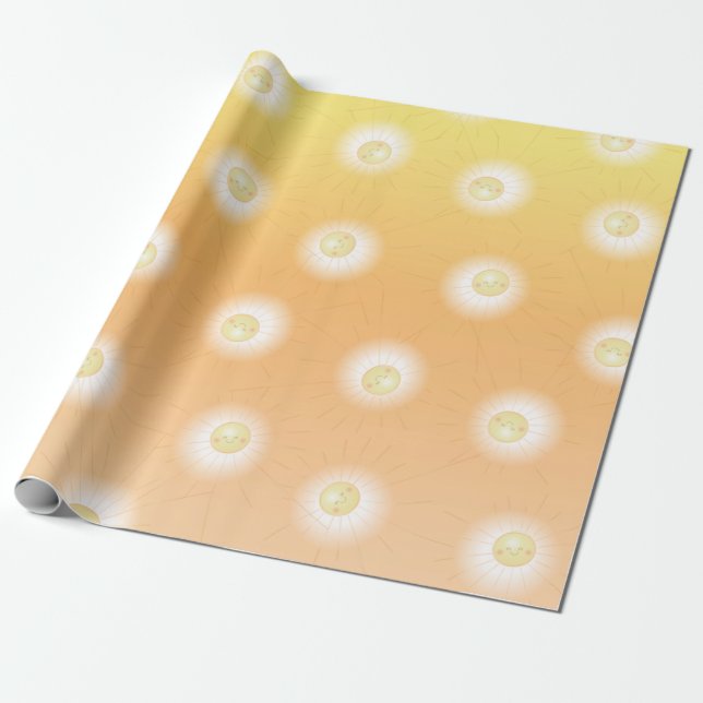 Kleiner Ray mit Sonnenschein-Baby-Dusche Geschenkpapier (Ungerollt)