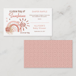Kleiner Ray von Sonnenschein-Baby-Duschdusche Wind Begleitkarte