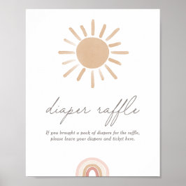 Kleiner Ray von Sonnenschein-Baby-Duschdusche Wind Poster