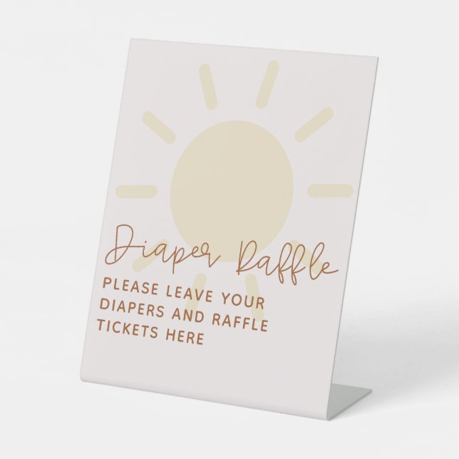 Kleiner Ray von Sonnenschein-Baby-Duschdusche Wind Sockelschild (Vorderseite)