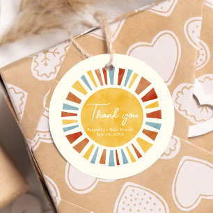 Kleiner Ray von Sunshine Boho Baby Dusche Runde Geschenkanhänger