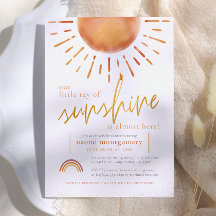 Kleiner Ray von Sunshine Boho Rainbow Baby Shower