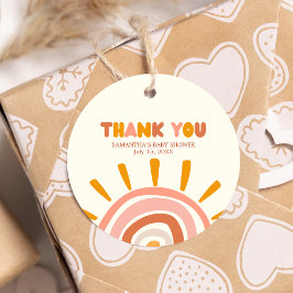 Kleiner Ray von Sunshine Boho Sun Babydusche Runde Geschenkanhänger