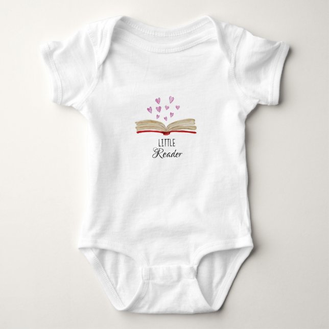KLEINER READER BABY STRAMPLER (Vorderseite)
