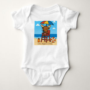 Kleiner Rettungsschwimmer auf Duty - Kids's Beach Baby Strampler