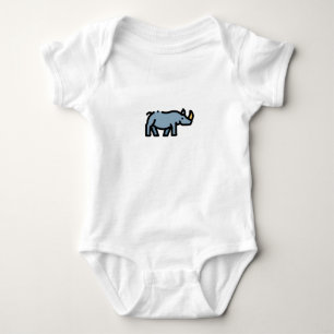 Kleiner Rhino Baby Strampler