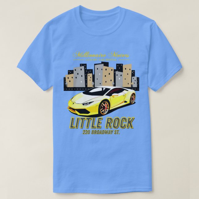 KLEINER ROCK AR MILLIONAIRE MOTOREN LUXURIÖSE MIET T-Shirt (Design vorne)