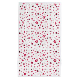 Kleiner, rot geblümter Geschenktasche Kleine Geschenktüte