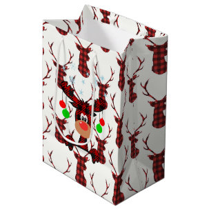 Kleiner Roter Elch Mittlere Geschenktüte