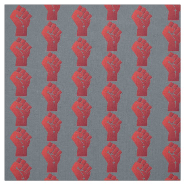 Kleiner roter Faust Stoff (Muster)