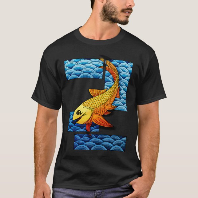 Kleiner Roter Fisch T-Shirt (Vorderseite)