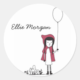 Kleiner Roter Hood Sticker