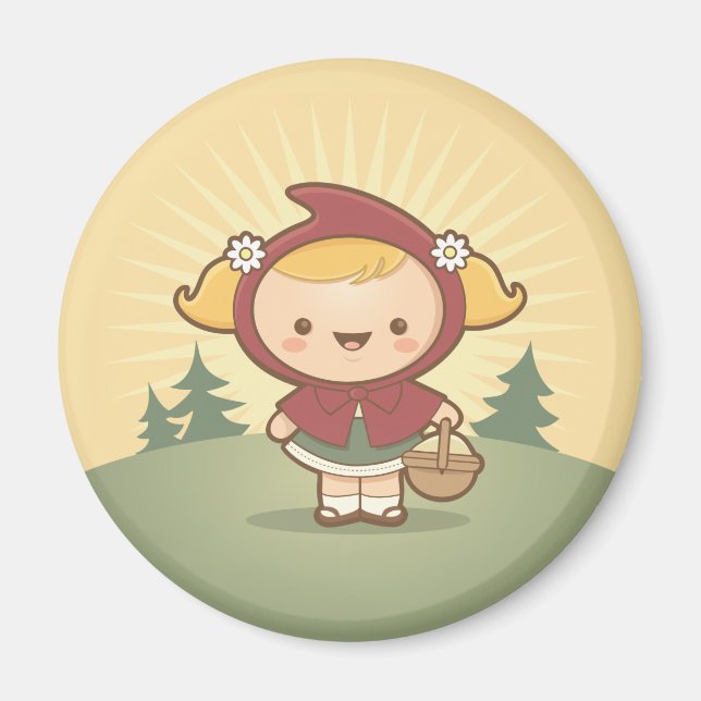 Kleiner roter Magnet (Vorne)