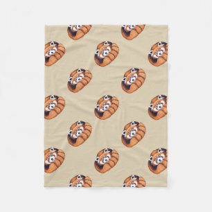 Kleiner roter Panda betreffen Tan Fleecedecke