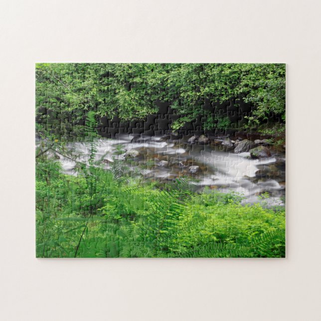 Kleiner Sandfluss und Ferne Puzzle (Horizontal)