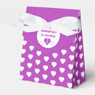 Kleiner Schatz 2. Geburtstag Geschenkschachtel