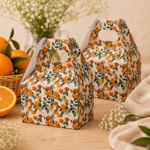Kleiner Schatz Orange Citrus 1. Geburtstag Geschenkschachtel