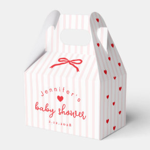 Kleiner Schatz Rosa Rot Valentinstag Baby Shower Geschenkschachtel