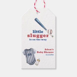 Kleiner Schläger Baseball-Shirt-Flasche Baby Showe Geschenkanhänger