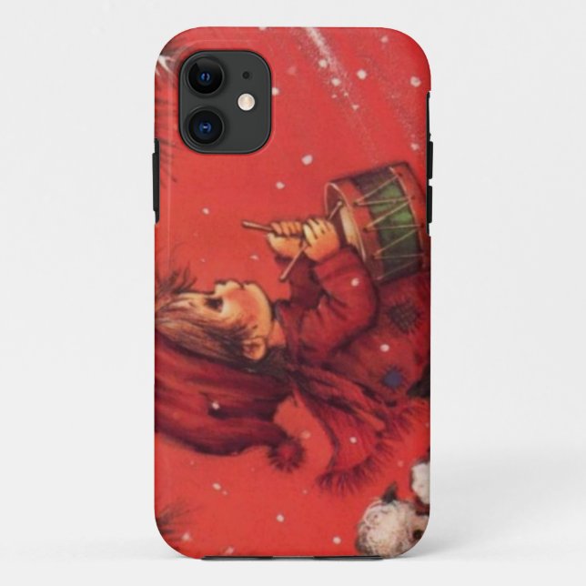 Kleiner Schlagzeugerjunge Case-Mate iPhone Hülle (Rückseite)