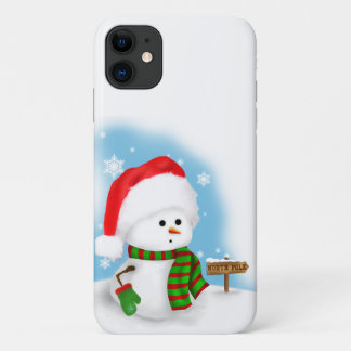 Kleiner Schneemann iPhone 4 Fall 11 Hülle