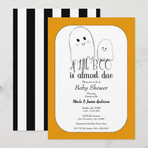 Kleiner Schreck wegen Halloween-Geist-Baby-Party Einladung