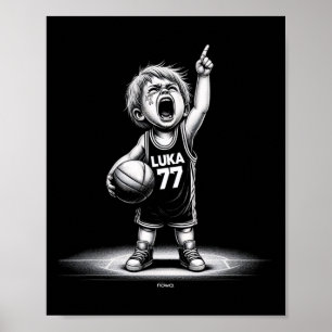 Kleiner Schrei Luka vor Wut auf und böse auf dich  Poster
