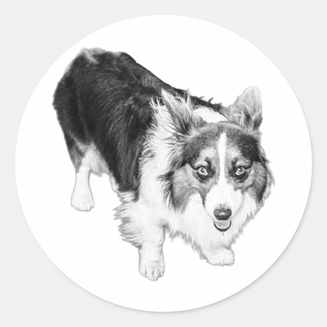 Kleiner Schritt, große Gegenwart Runder Aufkleber (Vorderseite)