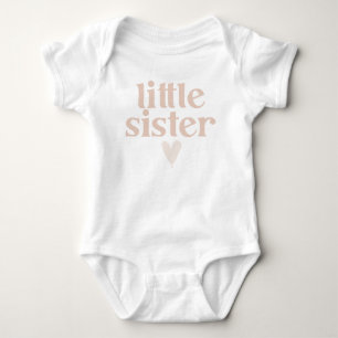 Kleiner-Schwester-Body Baby Strampler