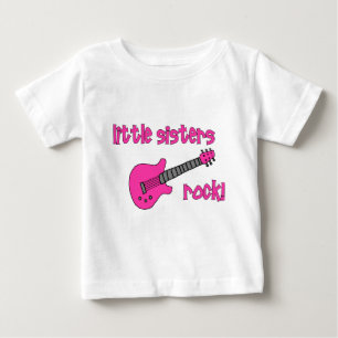 Kleiner Schwesternrock mit rosa Gitarre-T - Shirt