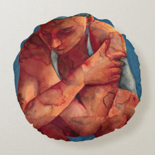 Kleiner Schwimmer 3 2011 Rundes Kissen