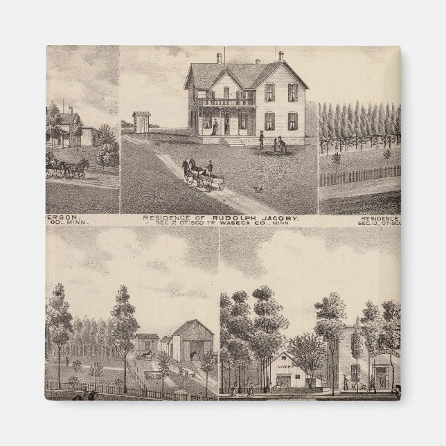 Kleiner See, Waseca, Minnesota Magnet (Vorne)