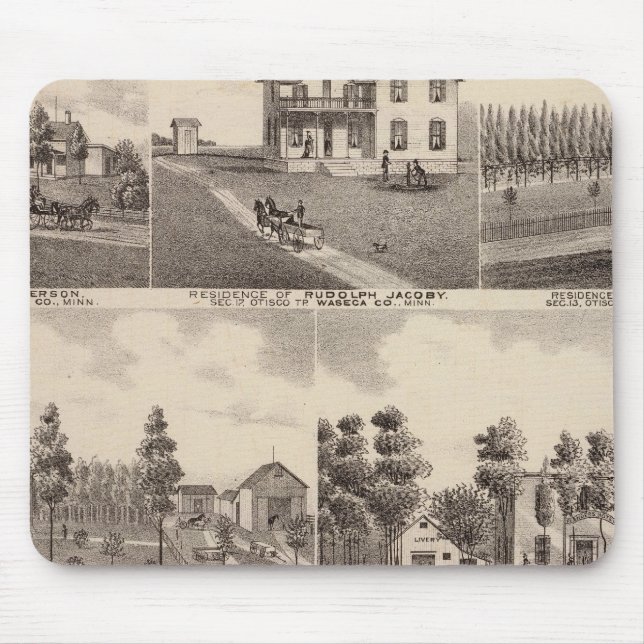 Kleiner See, Waseca, Minnesota Mousepad (Vorne)