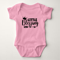 Kleiner Segen Pink Short Sleeve Baby Bodysuit